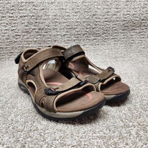 Abeo Womens Sandals Size 8.5 Huntington W618 Brown Leather Hiking Walking Shoes